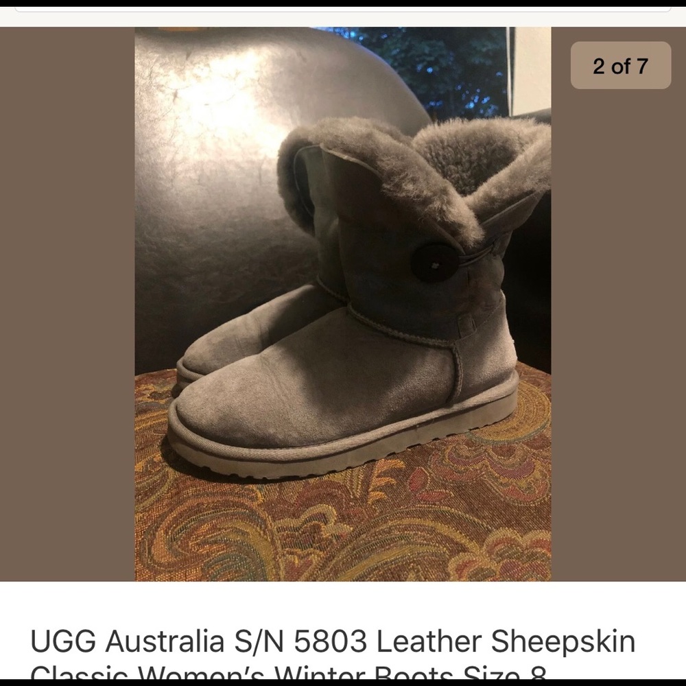 UGG Australia S/N 5803 Leather Sheepskin
